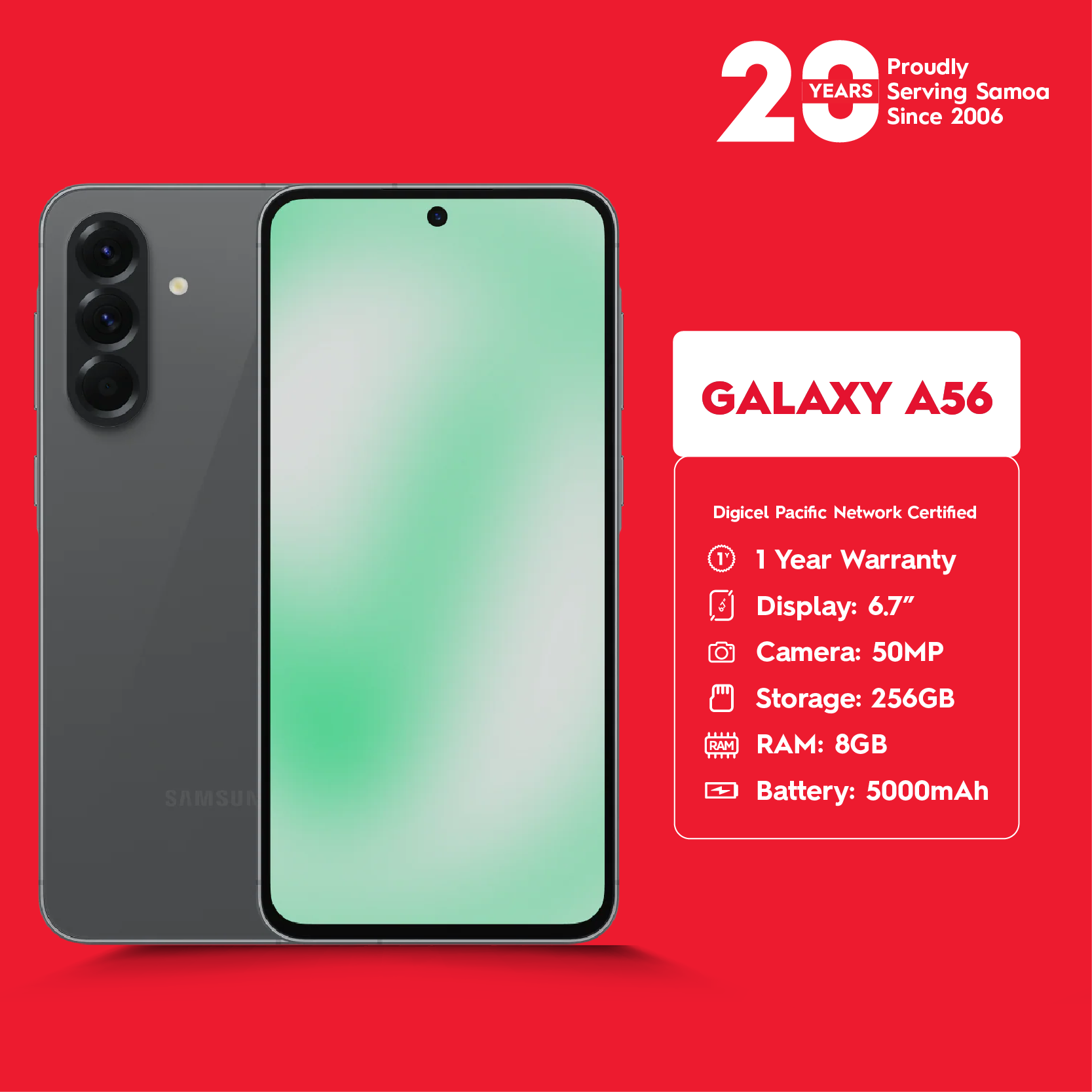 SAMSUNG GALAXY A56 256GB
