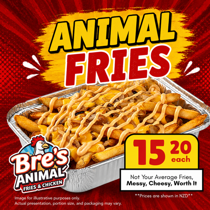 Animal Fries (Vailima or Vaitele)
