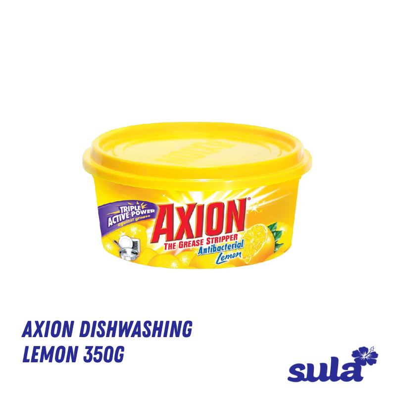 Axion Dishwashing Lemon 350G - Pickup from Sula's Supermarket & Bakery