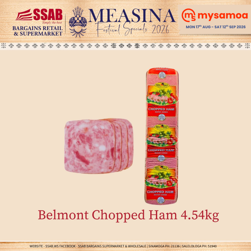 Belmont Chopped Ham 4.54kg