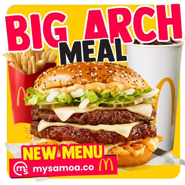 Big Arch - Burger or Meal "PICK UP FROM MCDONALD'S, APIA"