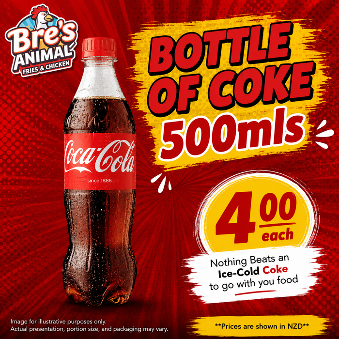 Bottle of Coke 500mls (Vailima or Vaitele)