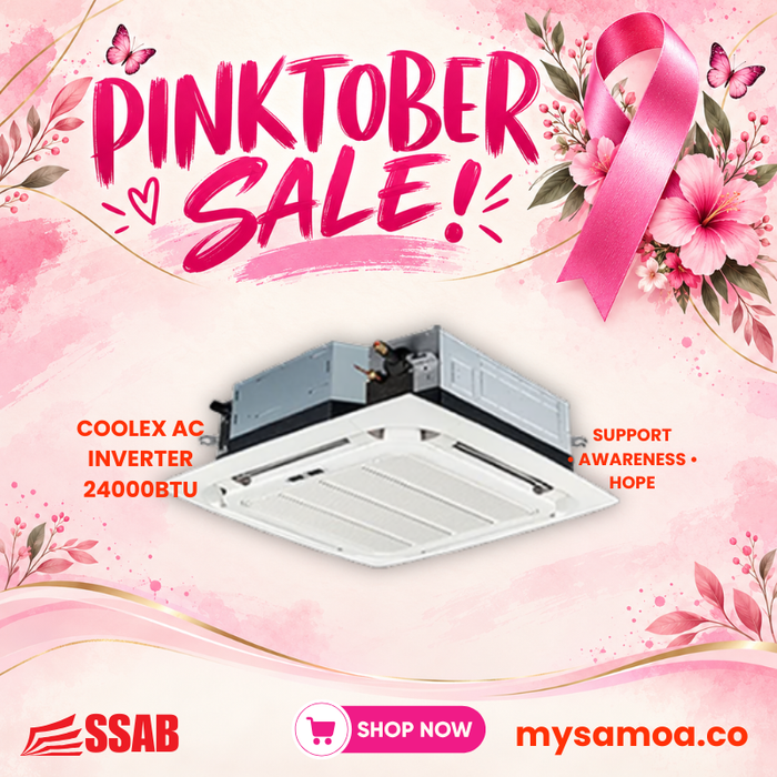 Coolex Ac Inverter 24000Btu - Pickup from SSAB Megastore Atinae Street Togafu'afu'a