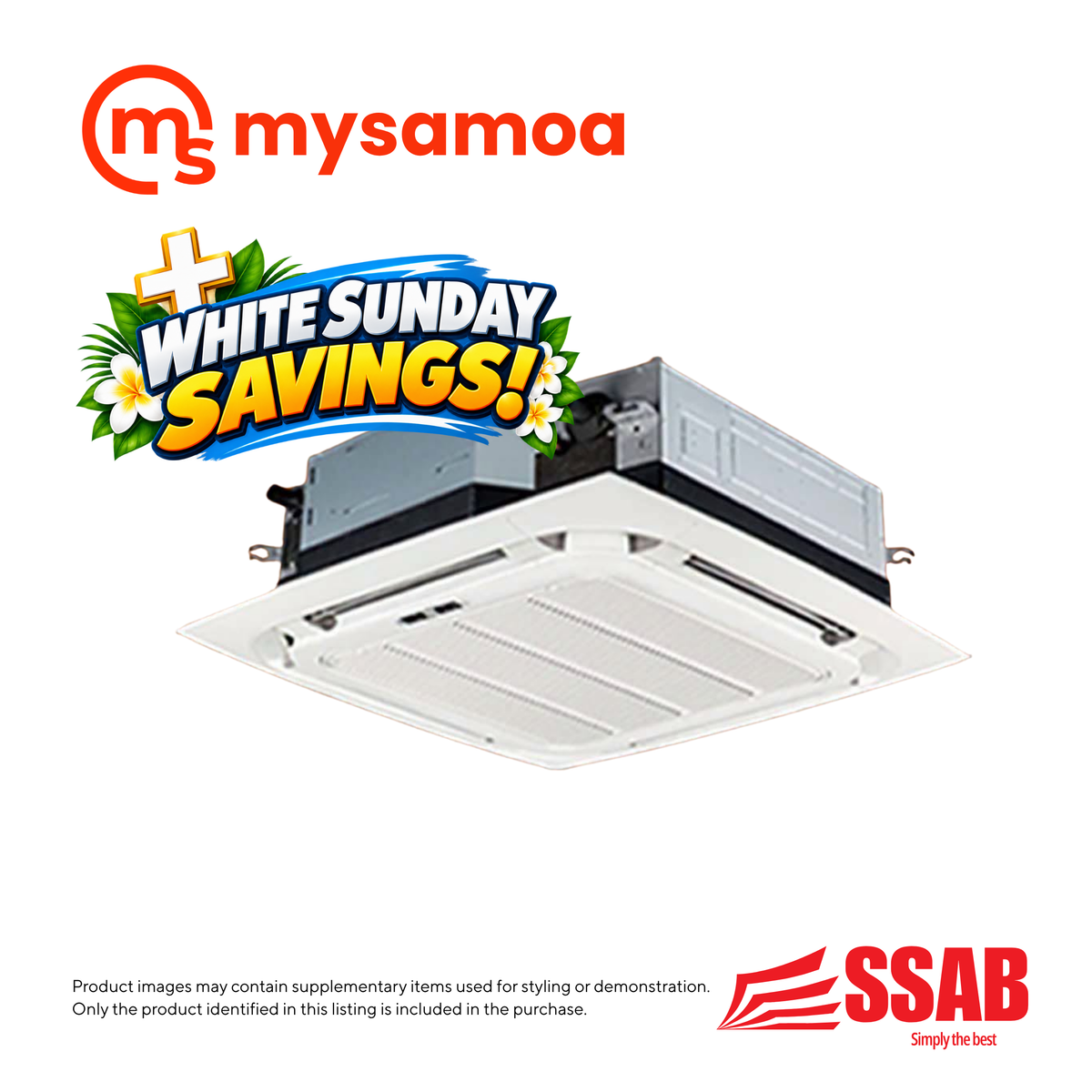 Coolex Aircon Cassette Aircon 24000Btu | Pickup from SSAB Megastore, Saleufi