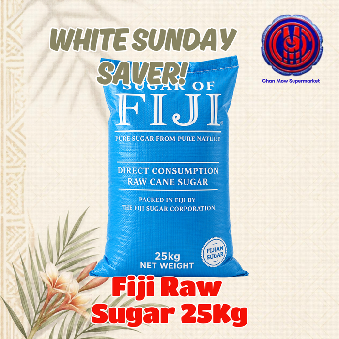 Raw Sugar 25Kg Fiji Ctn