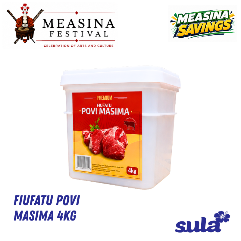 Fiufatu Povi Masima 4kg (Pick up from Sula's Supermarket & Bakery)