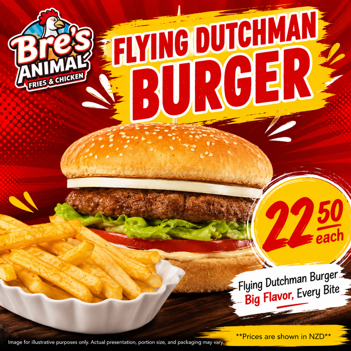 Flying Dutchman Burger (Vailima or Vaitele)