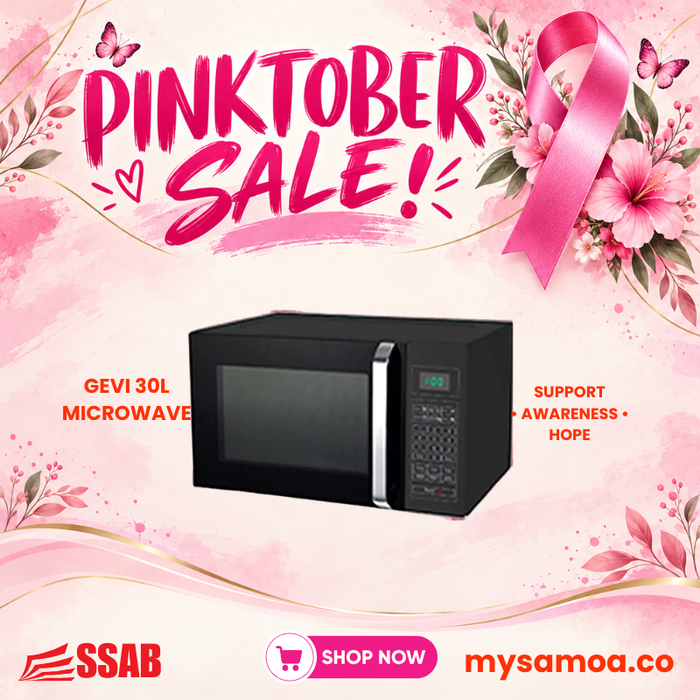 Gevi 30L Microwave - Pickup from SSAB Megastore Atinae Street Togafu'afu'a