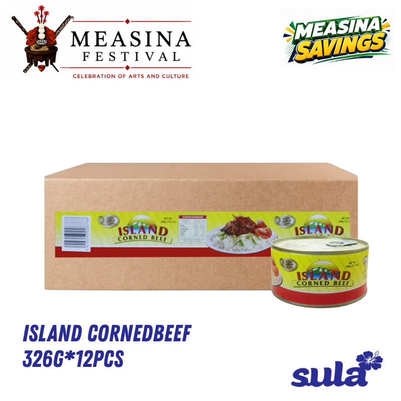 Island Corned Beef 326G*12Pcs - Pickup from Sula's Supermarket & Bakery