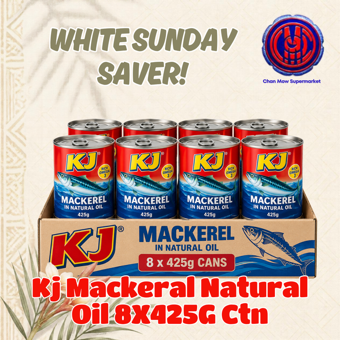 Kj Mackeral Natural Oil 8X425G Ctn