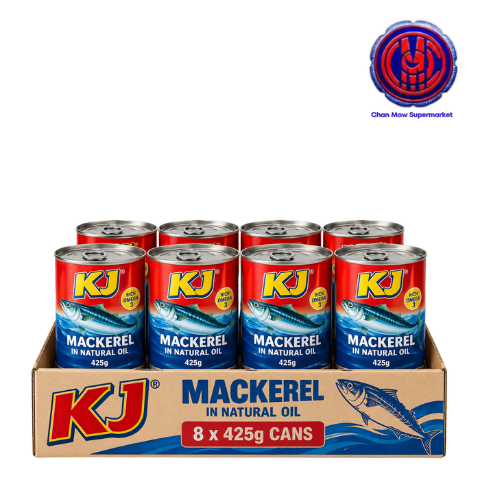 Kj Mackeral Natural Oil 8X425G Ctn