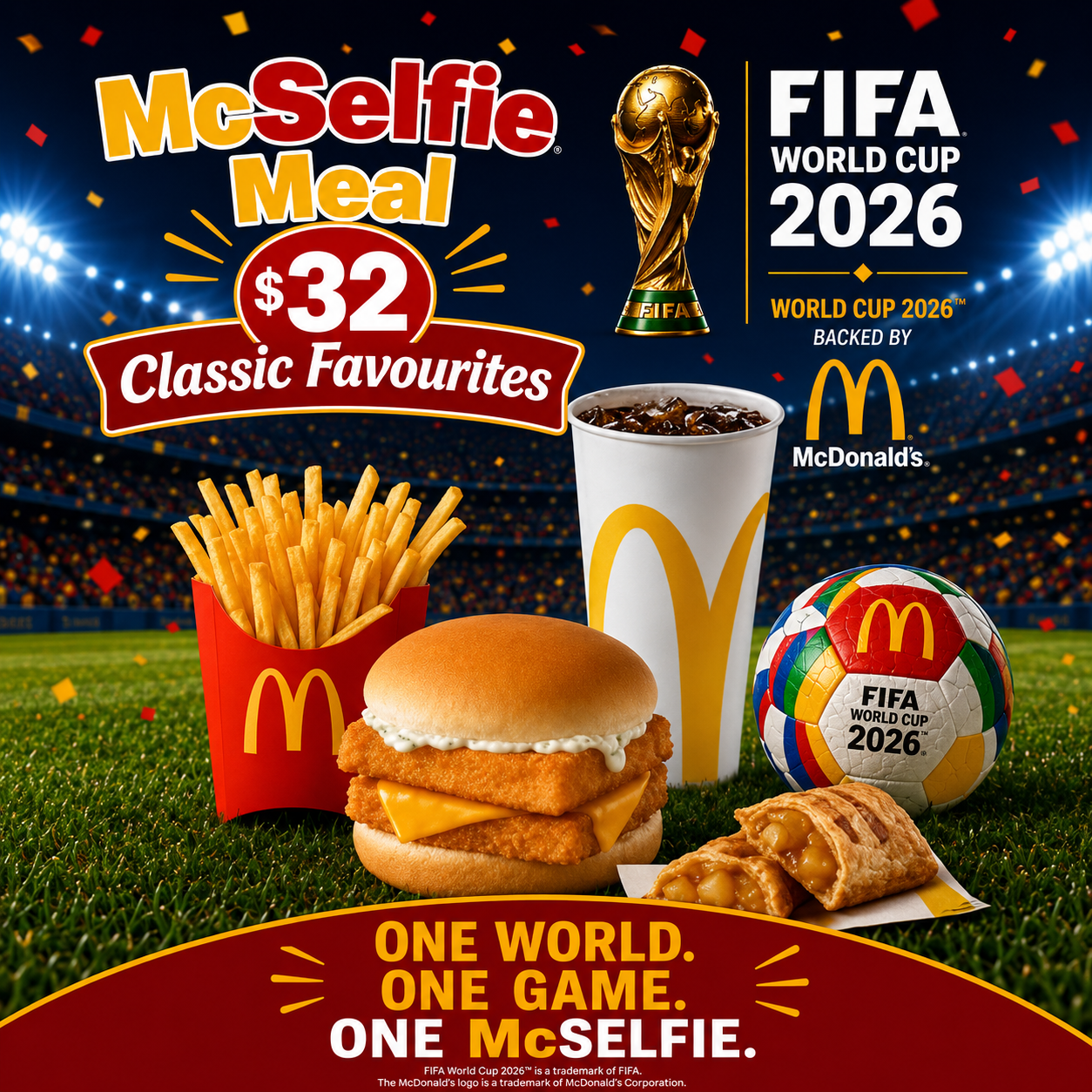 McSelfie Meal "PICK UP FROM MCDONALD'S, APIA"