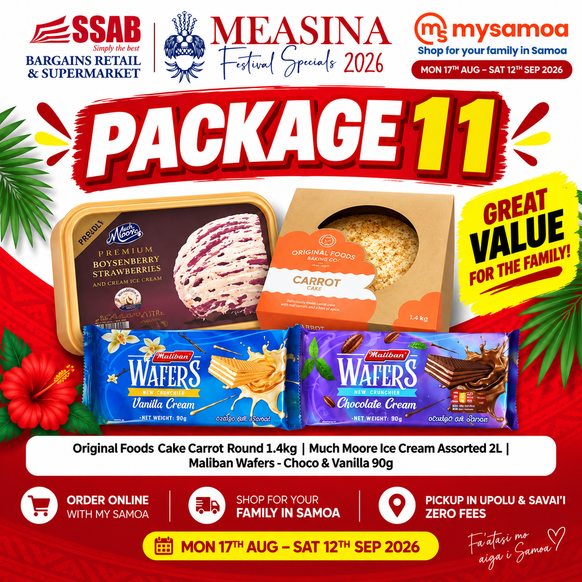 Measina Package 11 - Pickup from SSAB Bargains