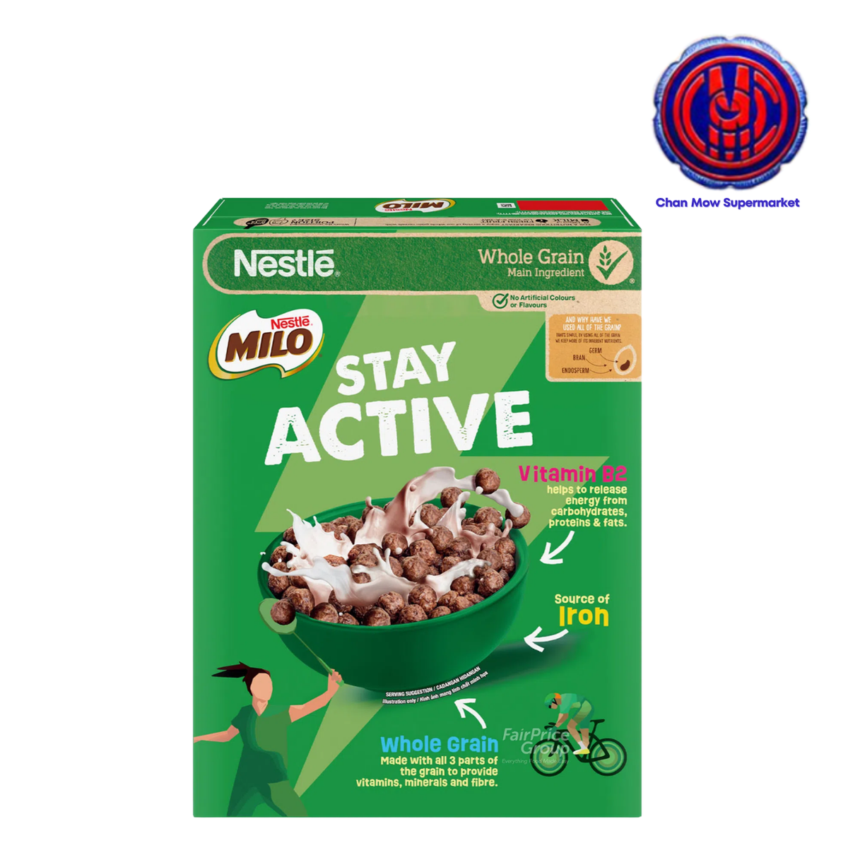 Milo Cereal (1kg, Corn Flakes)