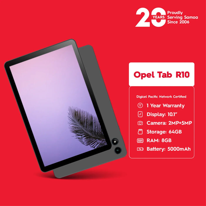 R10 Tablet Opel Digicel Locked - Pickup from Digicel Samoa