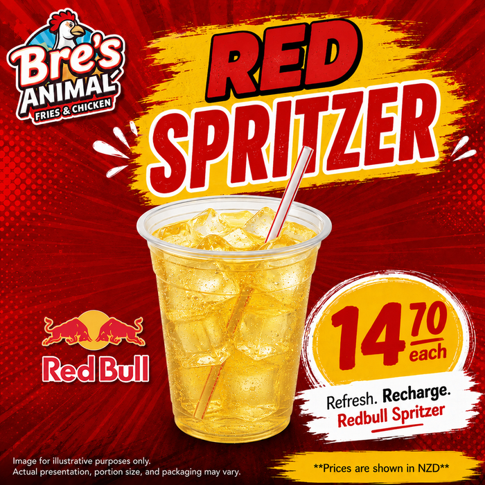 Redbull Spritzer (Vailima or Vaitele)