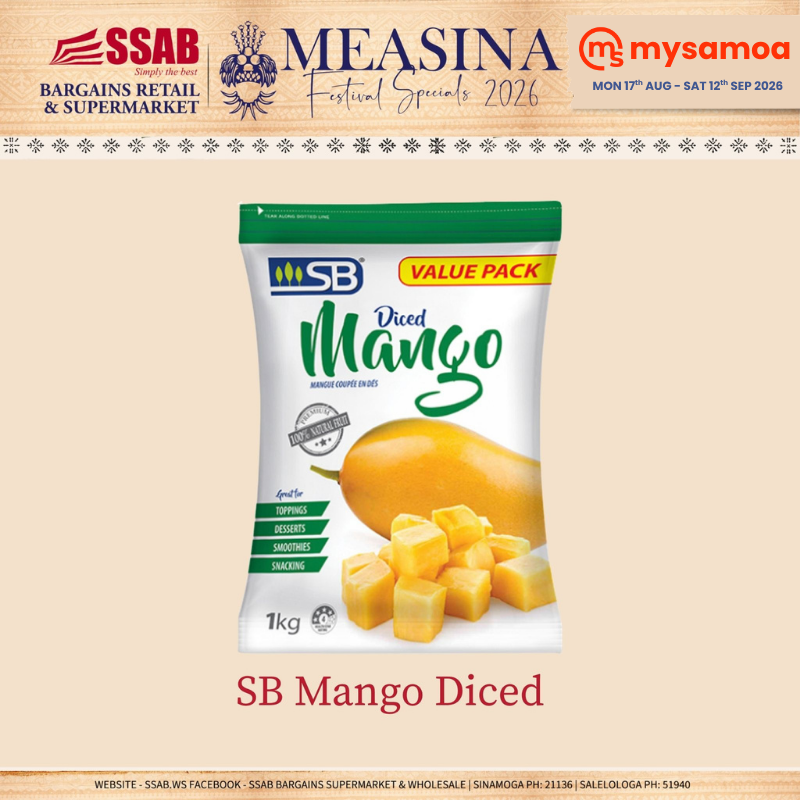SB Mango Diced 10