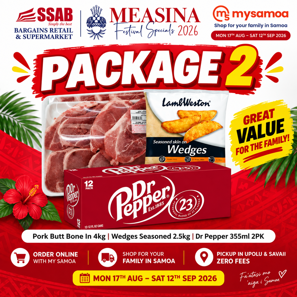 Measina Package 2 - Pickup from SSAB Bargains