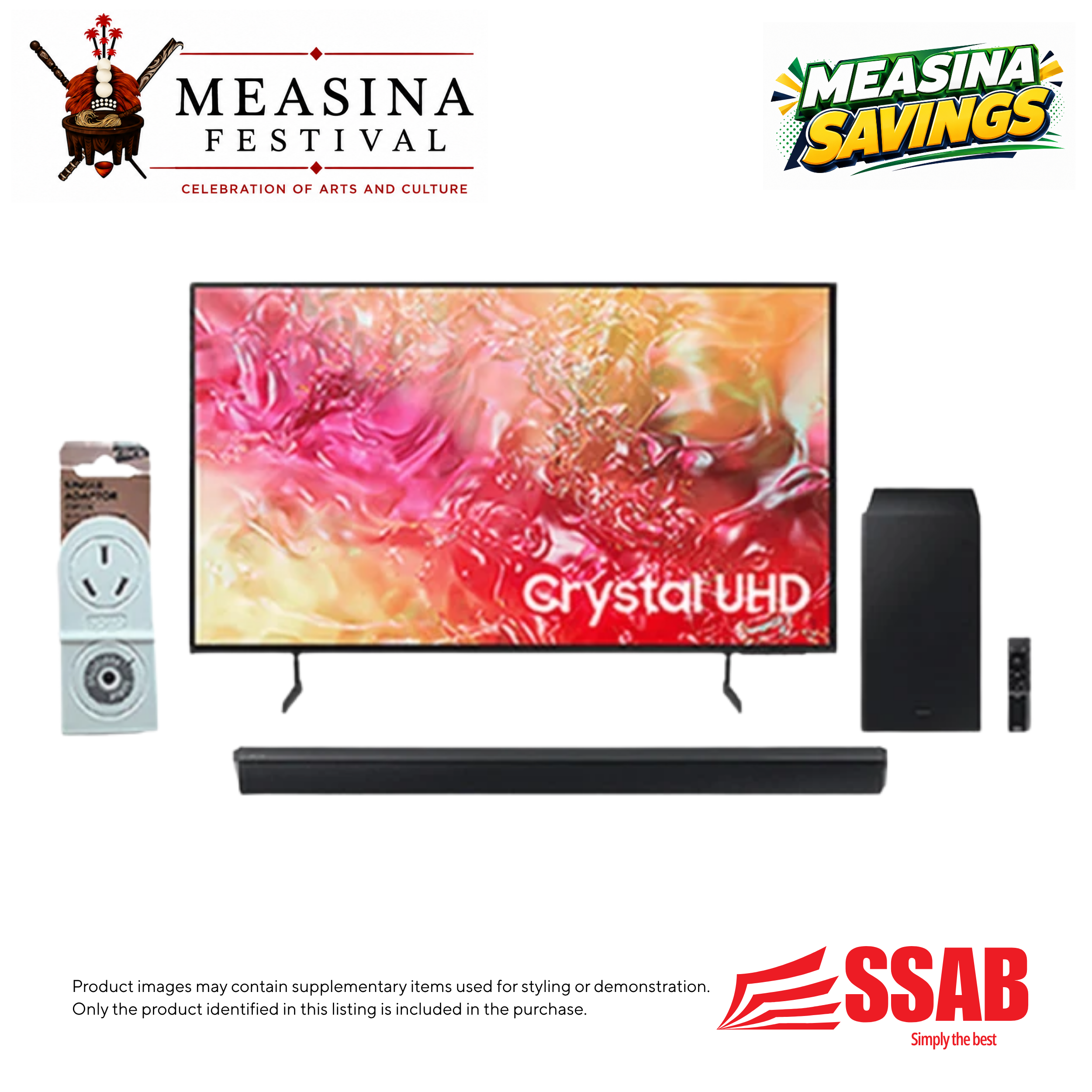 Samsung 65" Crystal Tv Surge Protector Samsung Soundbar