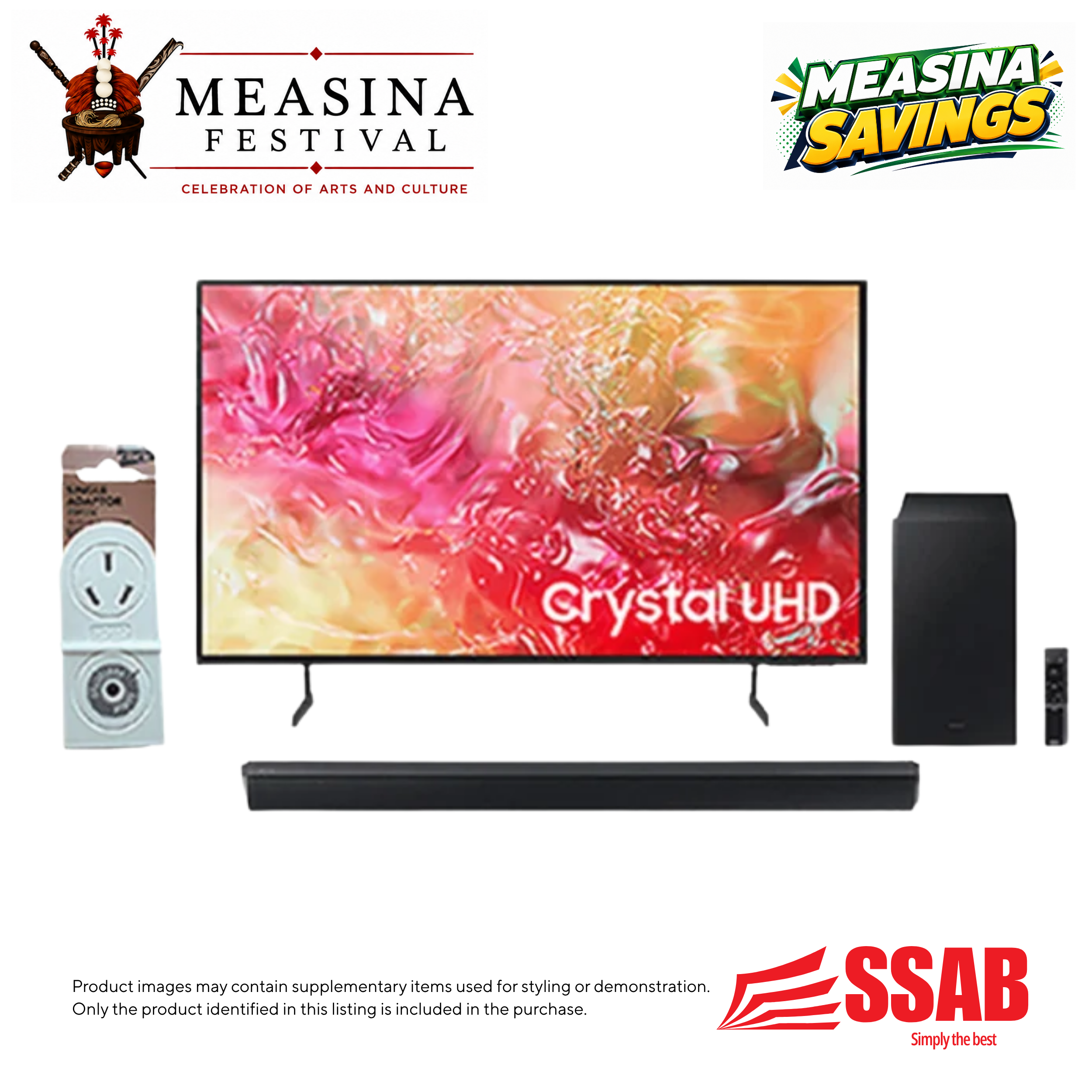 Samsung 98" Crystal Tv Surge Protector Samsung Soundbar