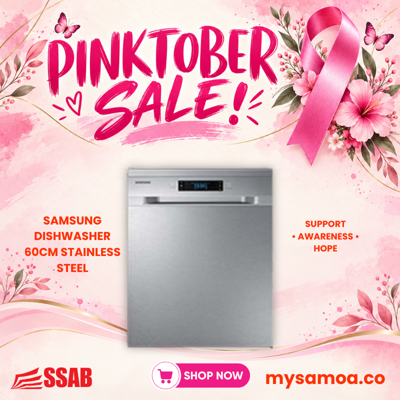 Samsung Dishwasher 60Cm Stainless Steel - Pickup from SSAB Megastore Atinae Street Togafu'afu'a