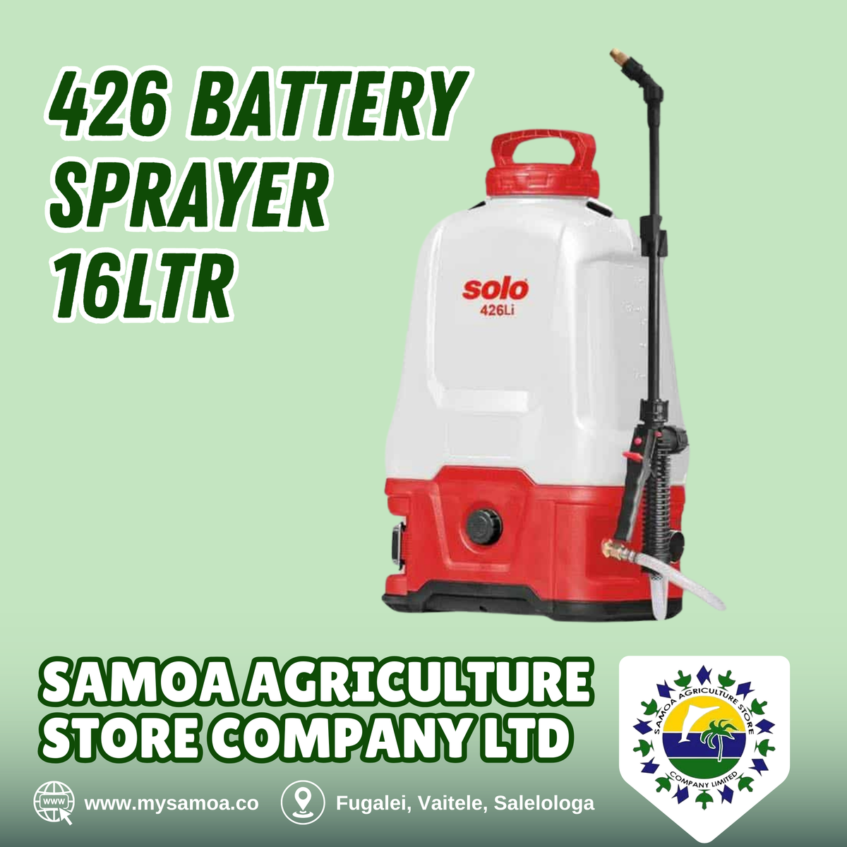 426 Battery Sprayer 16ltr