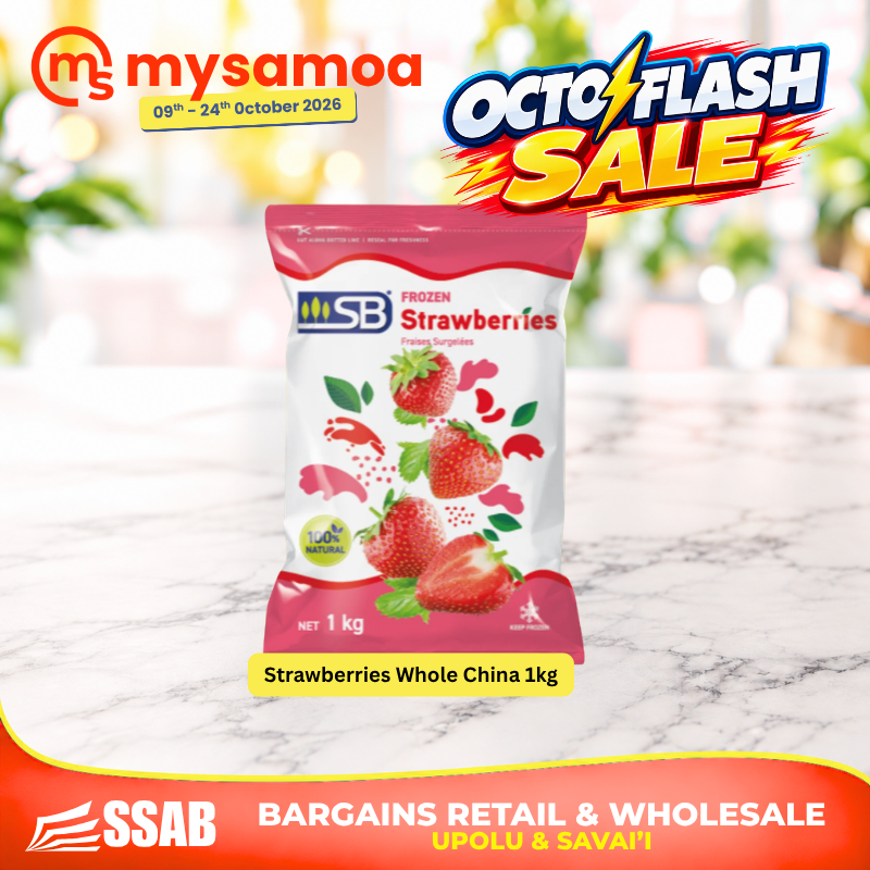 Strawberries Whole China 1kg - Pickup from SSAB BARGAINS RETAIL & WHOLESALE