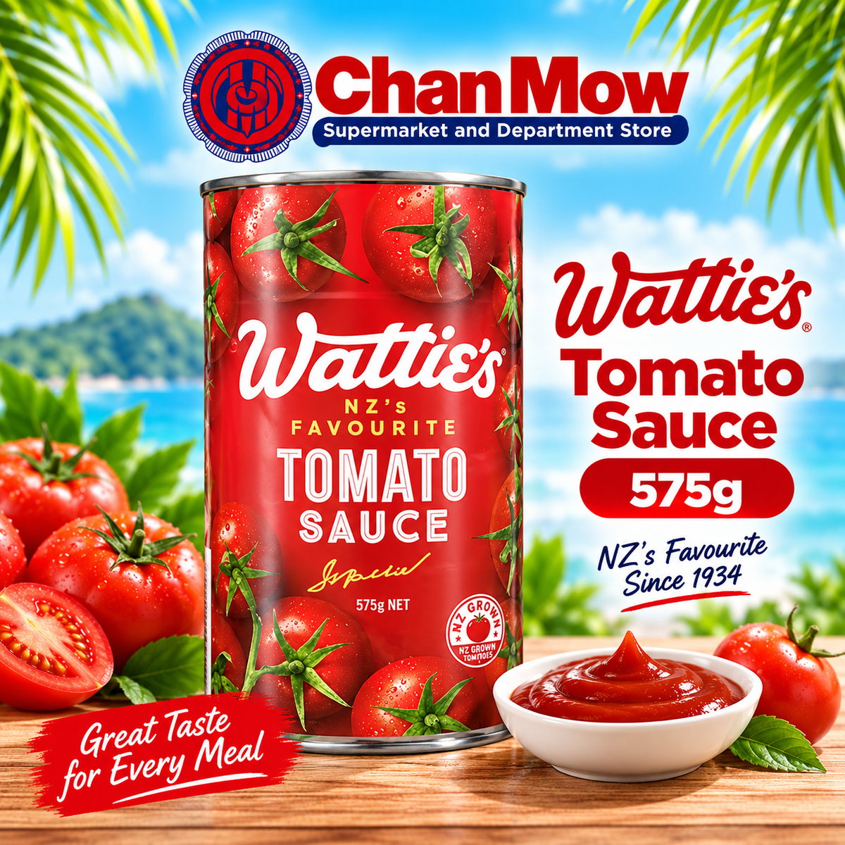 Watties tomato sauce 575g