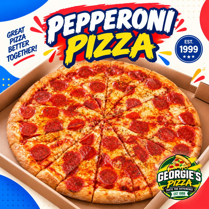 Pepperoni Pizza – Pickup from Georgies Pizza – Taufusi, Upolu