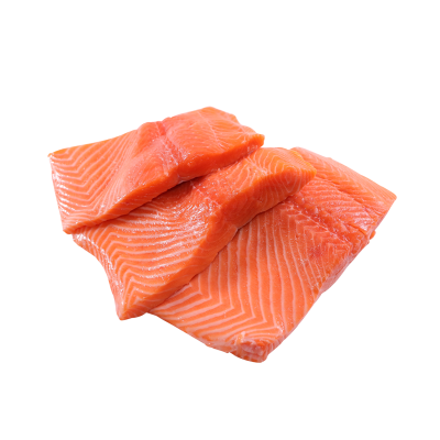 Fresh salmon fillet per kg available for pickup at Sula's Supermarket & Bakery Moata'a Samoa