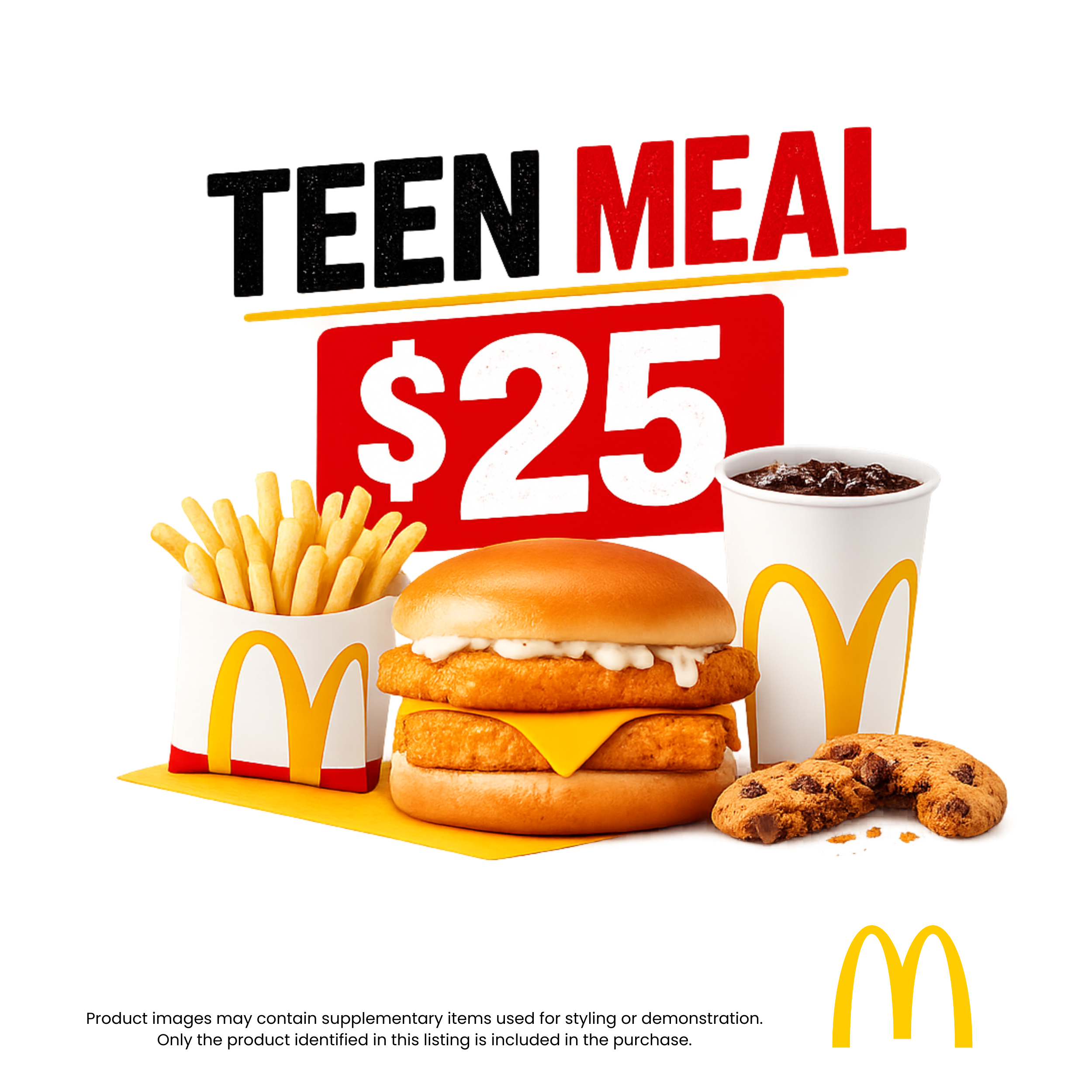 Teen Meal "PICK UP FROM MCDONALD'S, APIA"